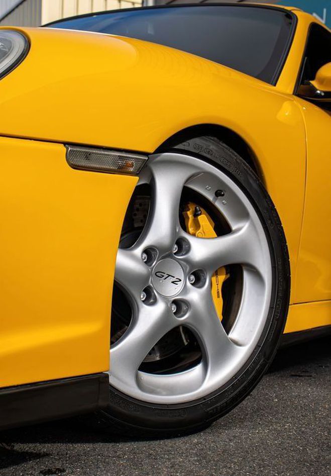 Porsche 911 (996) GT2 Jaune de 2001