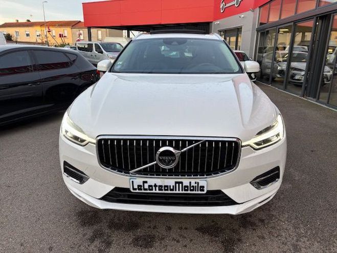 Volvo XC60 T6 AWD 253 87ch INSCRIPTION LUXE Geartro blanc NACRE de 2021
