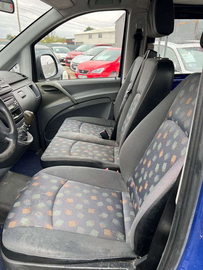 Mercedes Vito (2) 116 CDI LONG 2T8 TVA RECUP 7PL Bleu de 2005