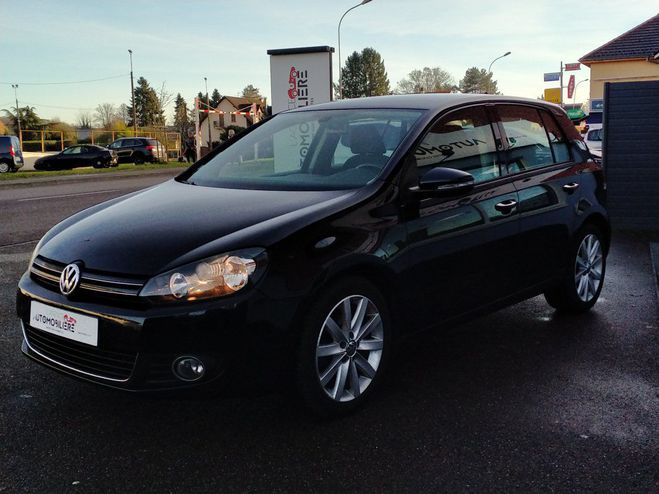 Volkswagen Golf 1.6 TDI 105ch FAP CARAT 5p Noir de 2010