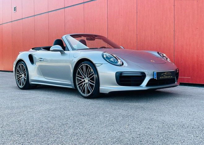 Porsche 911 Type 991 CABRIOLET TURBO Phase 2 3.8 540 Gris de 2017
