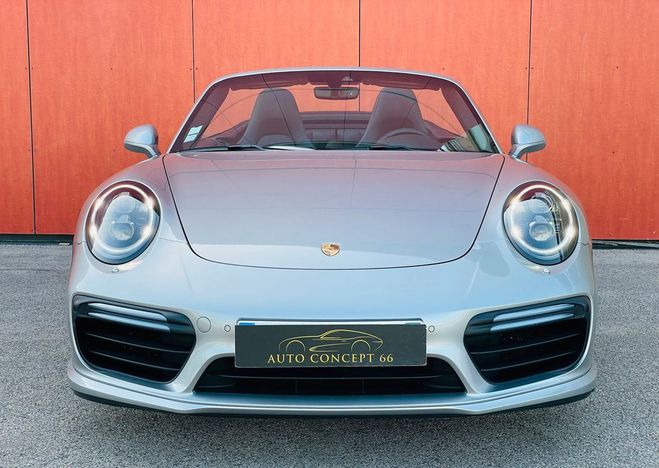 Porsche 911 Type 991 CABRIOLET TURBO Phase 2 3.8 540 Gris de 2017