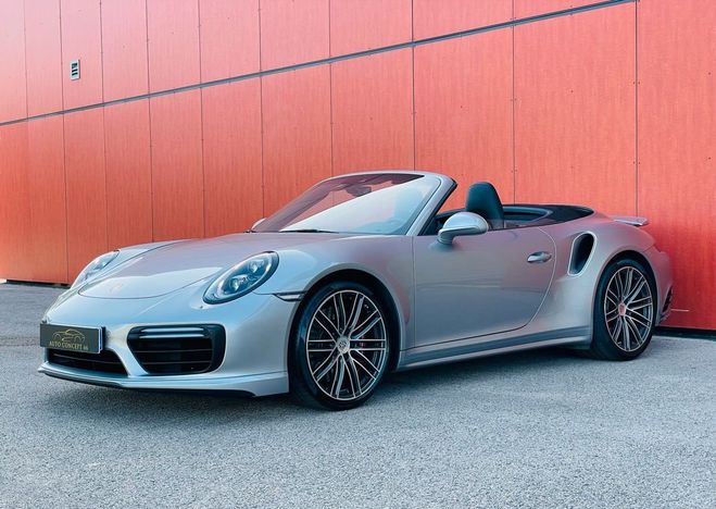 Porsche 911 Type 991 CABRIOLET TURBO Phase 2 3.8 540 Gris de 2017