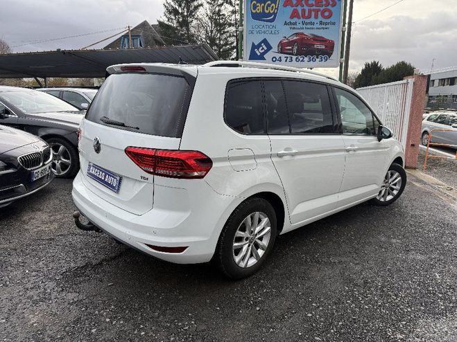Volkswagen Touran 1.6 TDI 110 BMT Confortline 7pl DSG7 Blanc de 2016