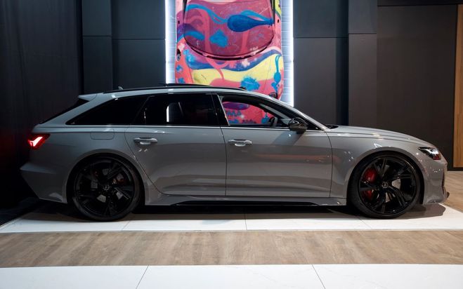 Audi RS6 C8 Avant 600cv | Malus pay� PPF �chappem Gris de 2020
