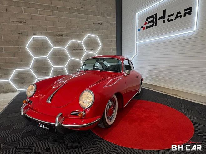 Porsche 356 SC Karmann 1965 - Restaur�e int�gralemen Rouge de 1965