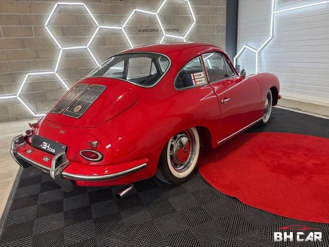 Porsche 356 SC Karmann 1965 - Restaur�e int�gralemen Rouge de 1965