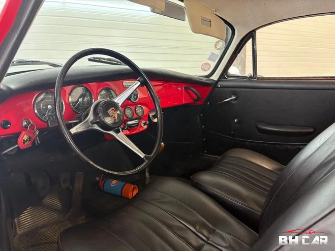 Porsche 356 SC Karmann 1965 - Restaur�e int�gralemen Rouge de 1965
