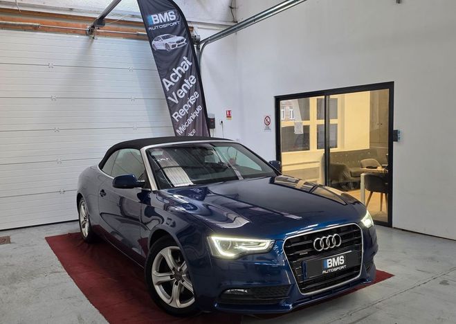 Audi A5 Cabriolet 2.0 TFSI 211 S-Tronic Quattro  Bleu de 2012