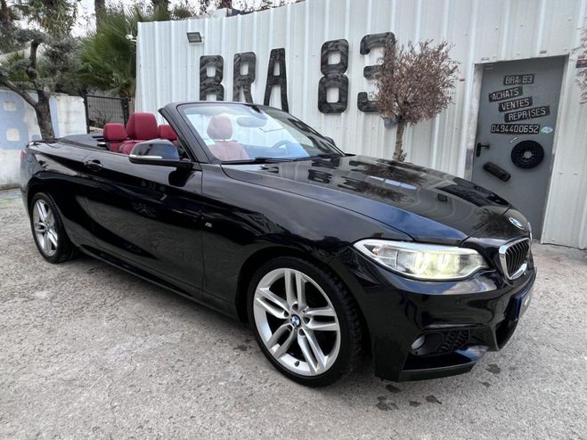 BMW Serie 2 218i CABRIOLET F23 M Sport NOIR de 2017