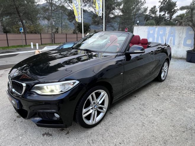 BMW Serie 2 218i CABRIOLET F23 M Sport NOIR de 2017