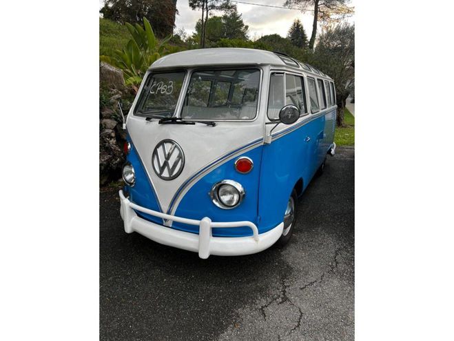 Volkswagen Transporter T1 SAMBA BLEU CLAIR de 1973