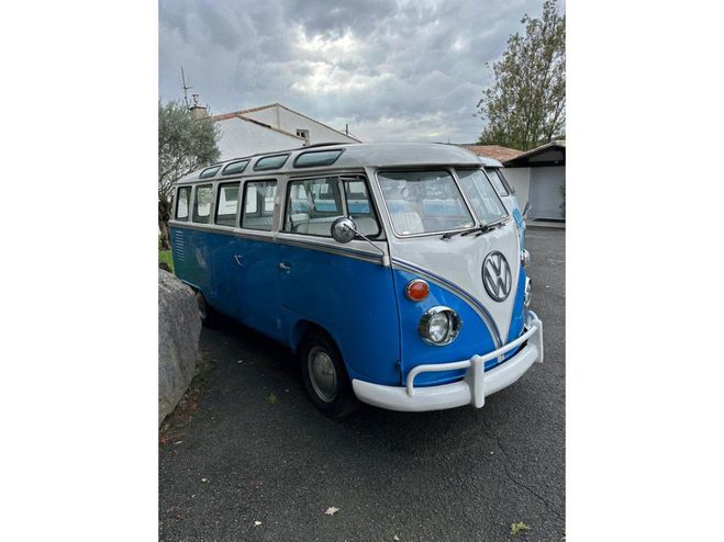 Volkswagen Transporter T1 SAMBA BLEU CLAIR de 1973