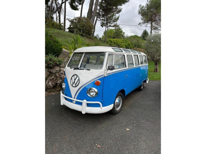 Volkswagen Transporter T1 SAMBA BLEU CLAIR de 1973