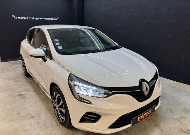 Renault Clio v 5 1.0 tce 100 business carplay radar d Blanc de 2019