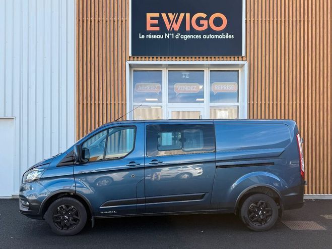 Cliquer pour voir la photo suivante Ford Custom transit fourgon 2.0 ecoblue 170cv l2h1 l Bleu de 2023