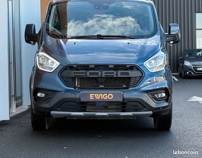 Ford Custom transit fourgon 2.0 ecoblue 170cv l2h1 l Bleu de 2023