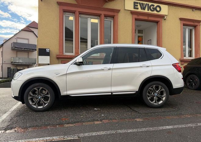 BMW X3 2.0 d 190 business xdrive bva-toit ouvra Blanc de 2016