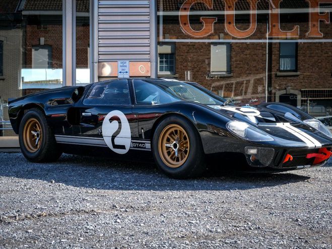 Ford GT Superformance GT40P2... MKII 7000cc. Car Noire de 1966