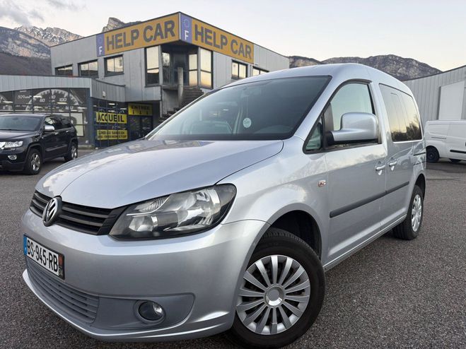 Volkswagen Caddy 1.6 TDI 75CH FAP STARTLINE 7 PLACES Gris C de 2011
