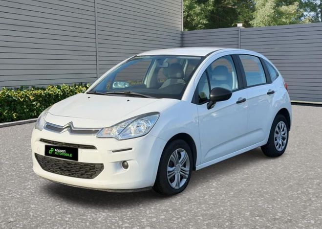 Citroen C3 1.4 HDI 1ER MAIN Blanc de 2015