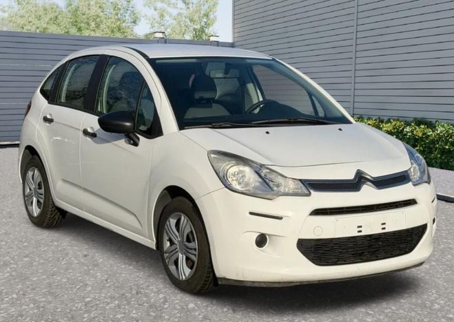 Citroen C3 1.4 HDI 1ER MAIN Blanc de 2015