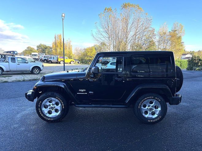 Jeep Wrangler JK 2.8 L CRD 200 CV BVA Sahara Noir de 2013