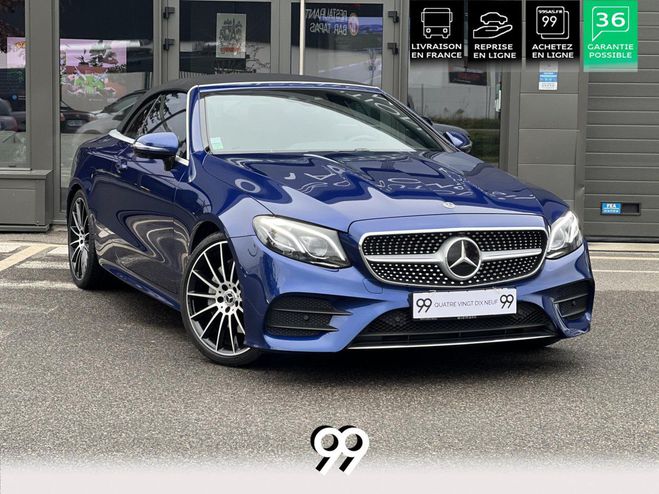 Mercedes Classe E Cabriolet 300 d - BVA 9G-Tronic - BM 238 BLEU FONCE de 2020