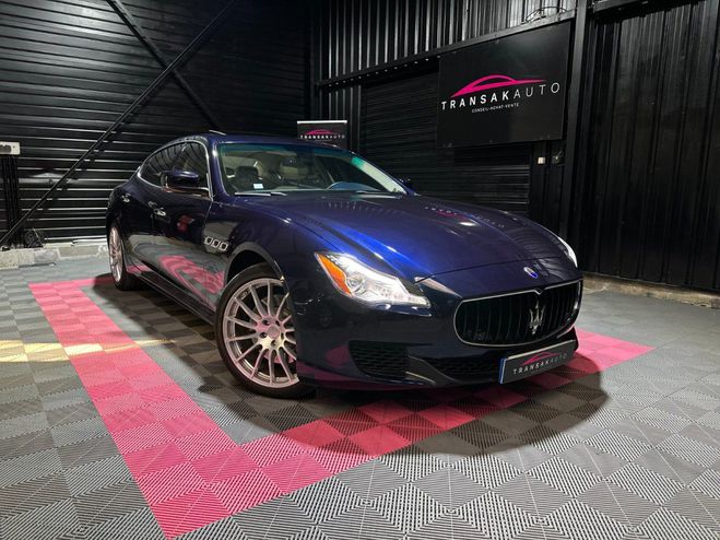 Maserati Quattroporte V6 3.0 Bi-Turbo 410 S Q4 A Bleu de 2015