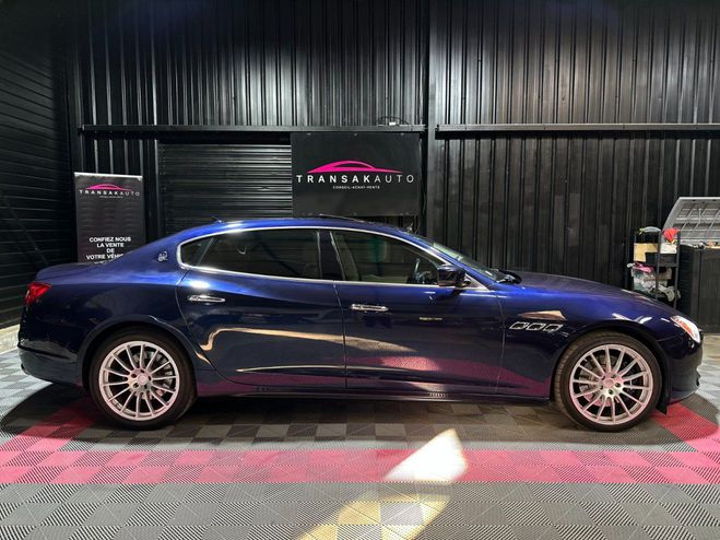 Maserati Quattroporte V6 3.0 Bi-Turbo 410 S Q4 A Bleu de 2015
