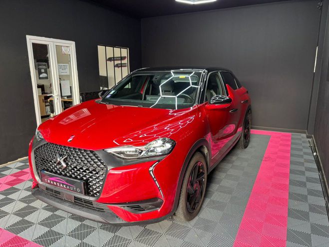Citroen DS3 3 CROSSBACK PERFORMANCE LINE + 1.2 PURET Rouge Toit Noir Perla Nera de 2019