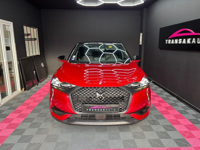 Citroen DS3 3 CROSSBACK PERFORMANCE LINE + 1.2 PURET Rouge Toit Noir Perla Nera de 2019
