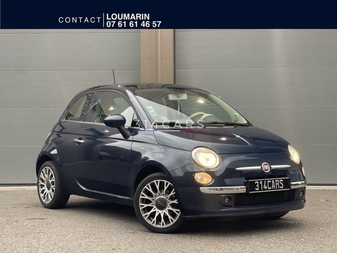 Fiat 500 1.2i - 69 BERLINE Lounge - Garantie 6 Mo BLEU FONCE de 2014