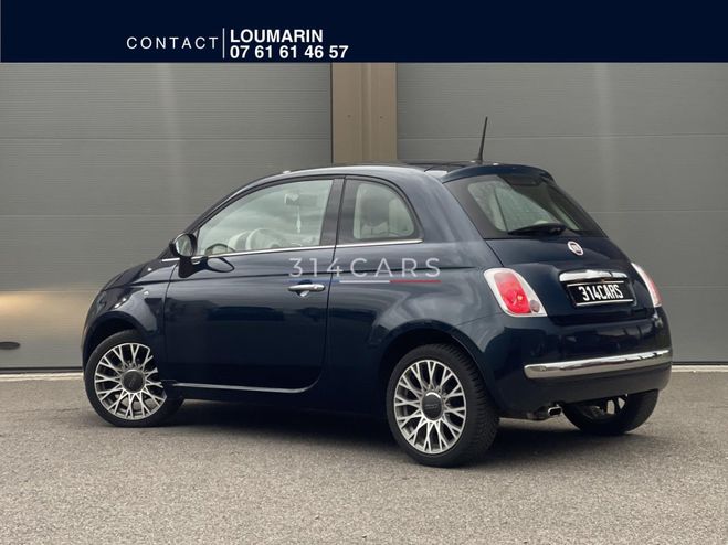 Fiat 500 1.2i - 69 BERLINE Lounge - Garantie 6 Mo BLEU FONCE de 2014