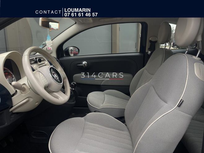 Fiat 500 1.2i - 69 BERLINE Lounge - Garantie 6 Mo BLEU FONCE de 2014