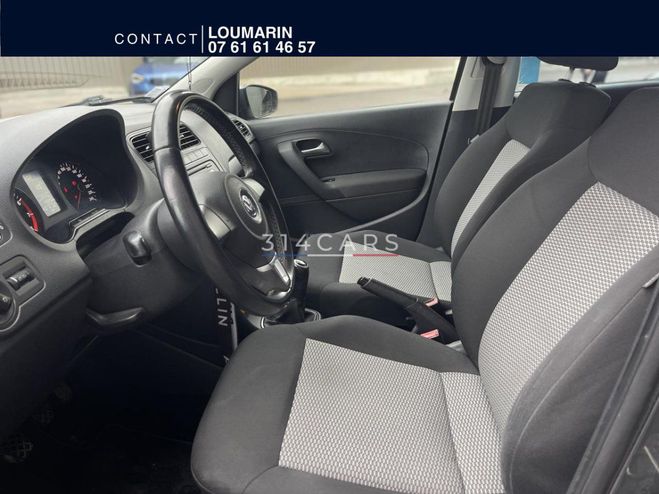 Volkswagen Polo 1.2i - 70 V - Trendline - Garantie 6 Moi GRIS FONCE de 2012