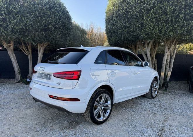Audi Q3 2.0 TDI 150CH S LINE QUATTRO TRONIC 7 Blanc de 2017