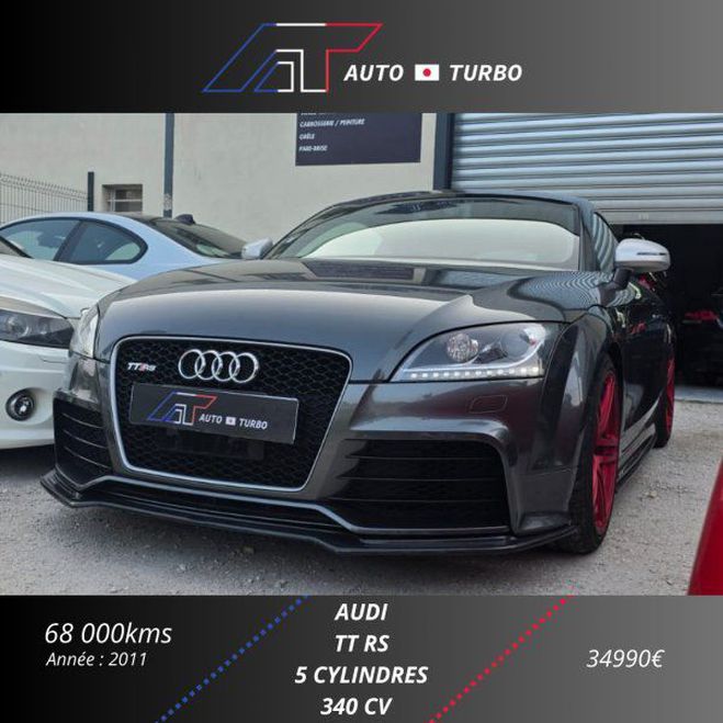 Audi TT RS 2.5 TFSI 340CH QUATTRO S TRONIC 7 Gris F de 2011