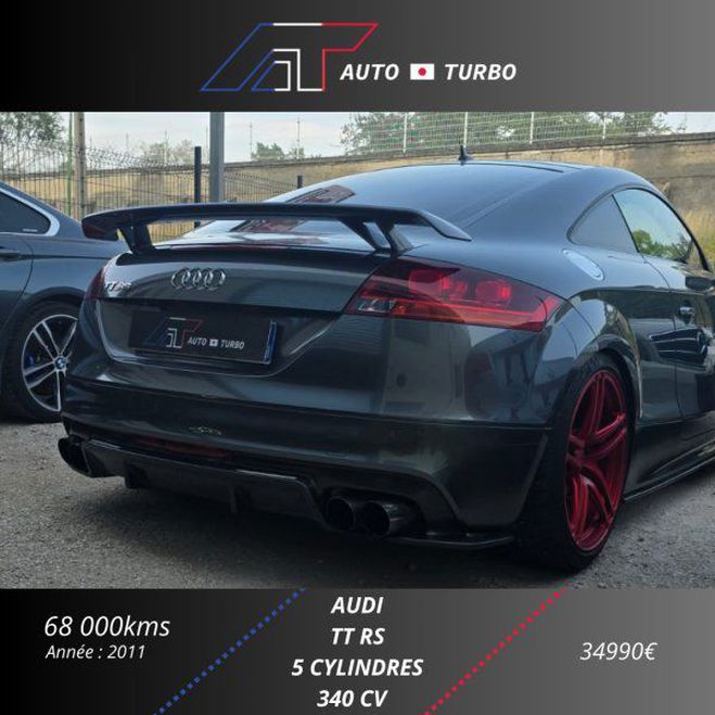Audi TT RS 2.5 TFSI 340CH QUATTRO S TRONIC 7 Gris F de 2011