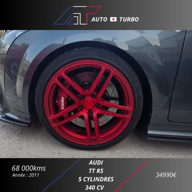 Audi TT RS 2.5 TFSI 340CH QUATTRO S TRONIC 7 Gris F de 2011