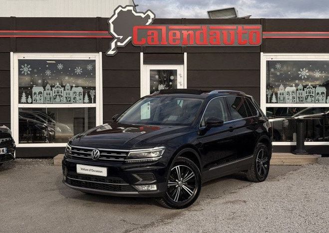 Volkswagen Tiguan 2.0 TDI 150 CH CARAT EXCLUSIVE 4 MOTION  Noir de 2016