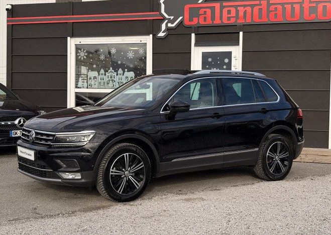 Volkswagen Tiguan 2.0 TDI 150 CH CARAT EXCLUSIVE 4 MOTION  Noir de 2016