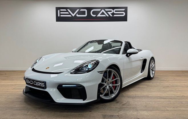 Porsche 718 Spyder 4.0 420ch / Pack Chrono / CarPlay Blanc de 2020