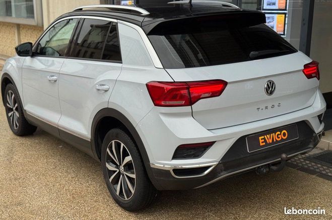 Volkswagen T Roc 1.5 tsi 150ch evo carat start-stop Blanc de 2018