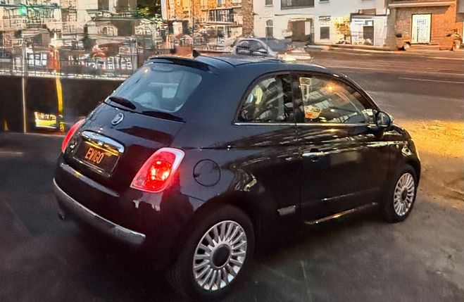 Fiat 500 1.2 70 lounge toit panoramique distribut Noir de 2013