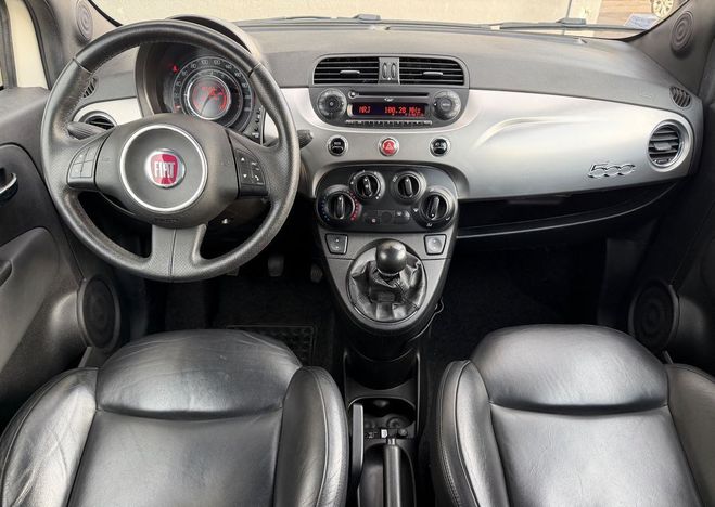 Fiat 500 0.9 twinair 85 bicolor rouge-blanc start Blanc de 2011