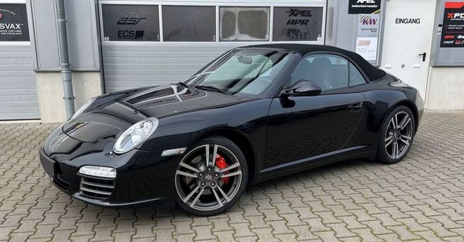 Porsche 911 CABRIOLET (997) CARRERA 4S 3L8 385CV BVM Noir Basalt Met de 2010