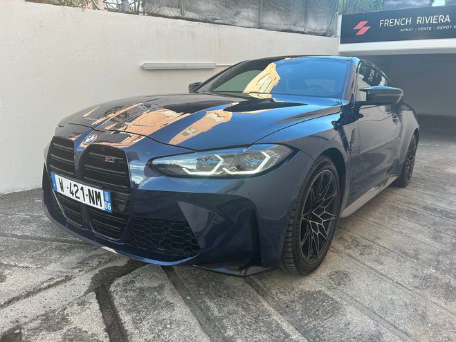 BMW M4 COMPETITION - 510 ch - BVA - Si�ges Bacq Bleu Marine M�tallis� de 2021