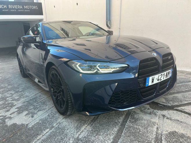 BMW M4 COMPETITION - 510 ch - BVA - Si�ges Bacq Bleu Marine M�tallis� de 2021