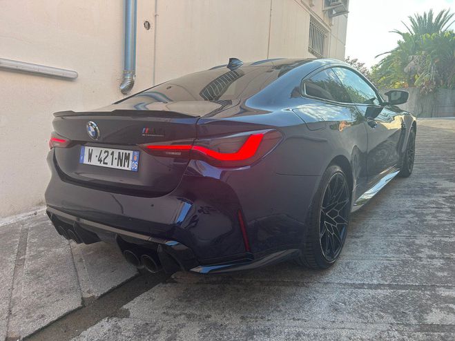 BMW M4 COMPETITION - 510 ch - BVA - Si�ges Bacq Bleu Marine M�tallis� de 2021
